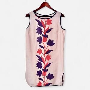 Mod Sleeveless Hand-Sewn Polka Dot House Dress